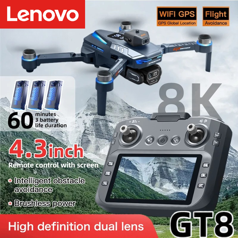 Drone Thermal Imaging - Dron Lenovo GT8 8K Profesjonalny z