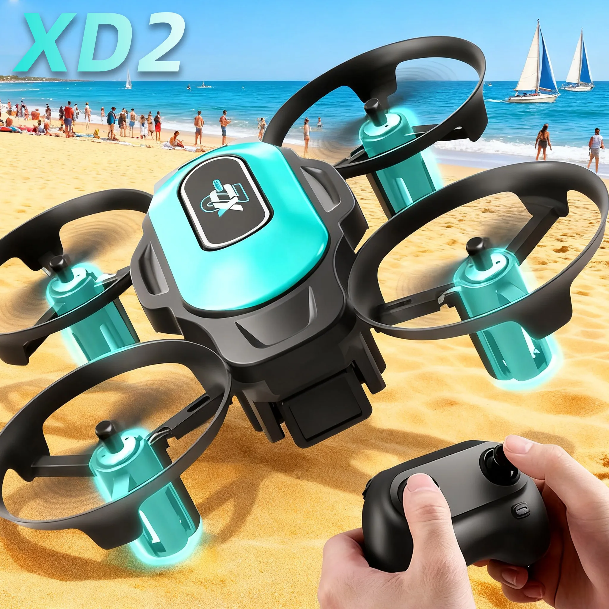 Drone Video Production - Mini dron XD2, 360 ° Akrobacje,