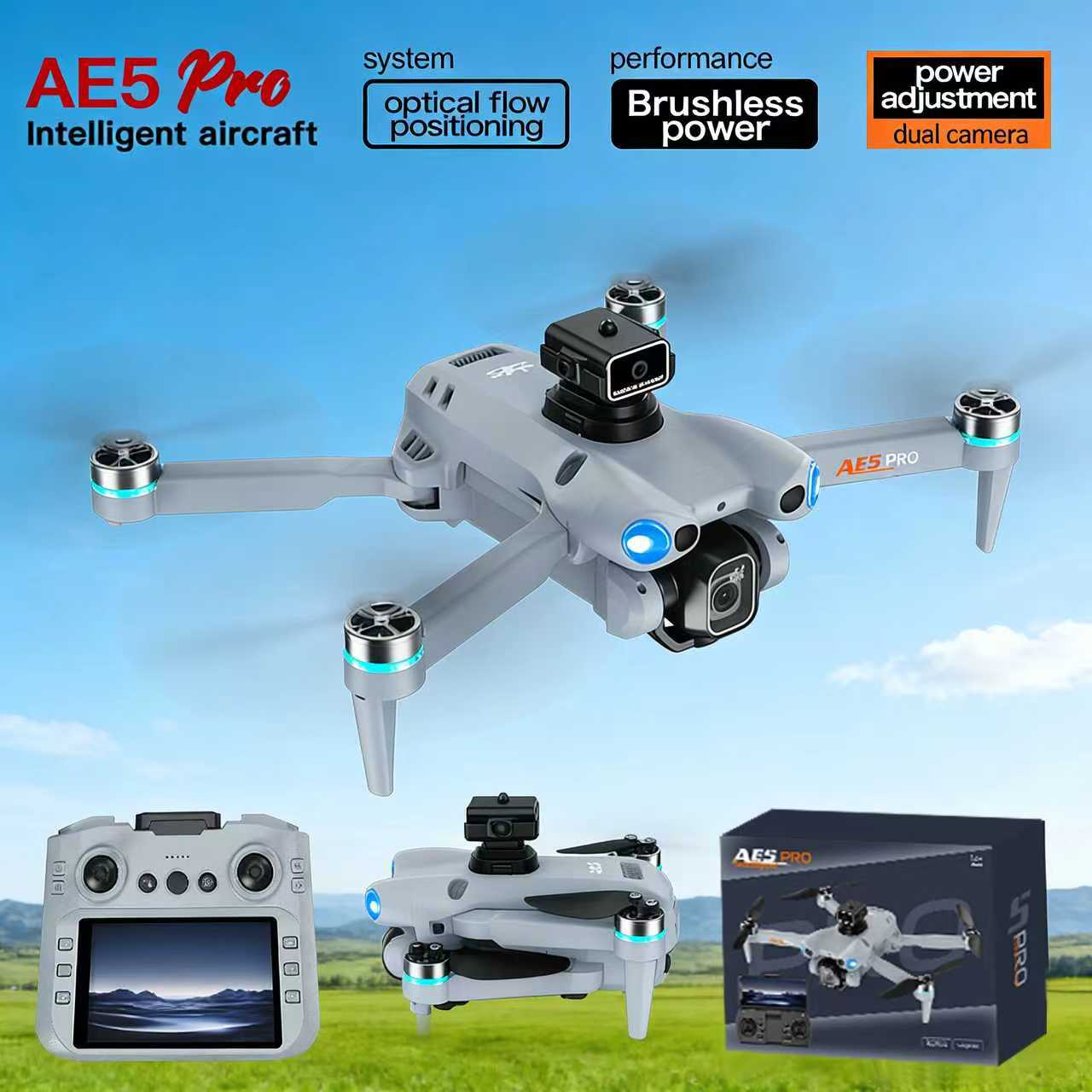 Drone Thermal Imaging - Profesjonalny dron AE5 GPS MAX z