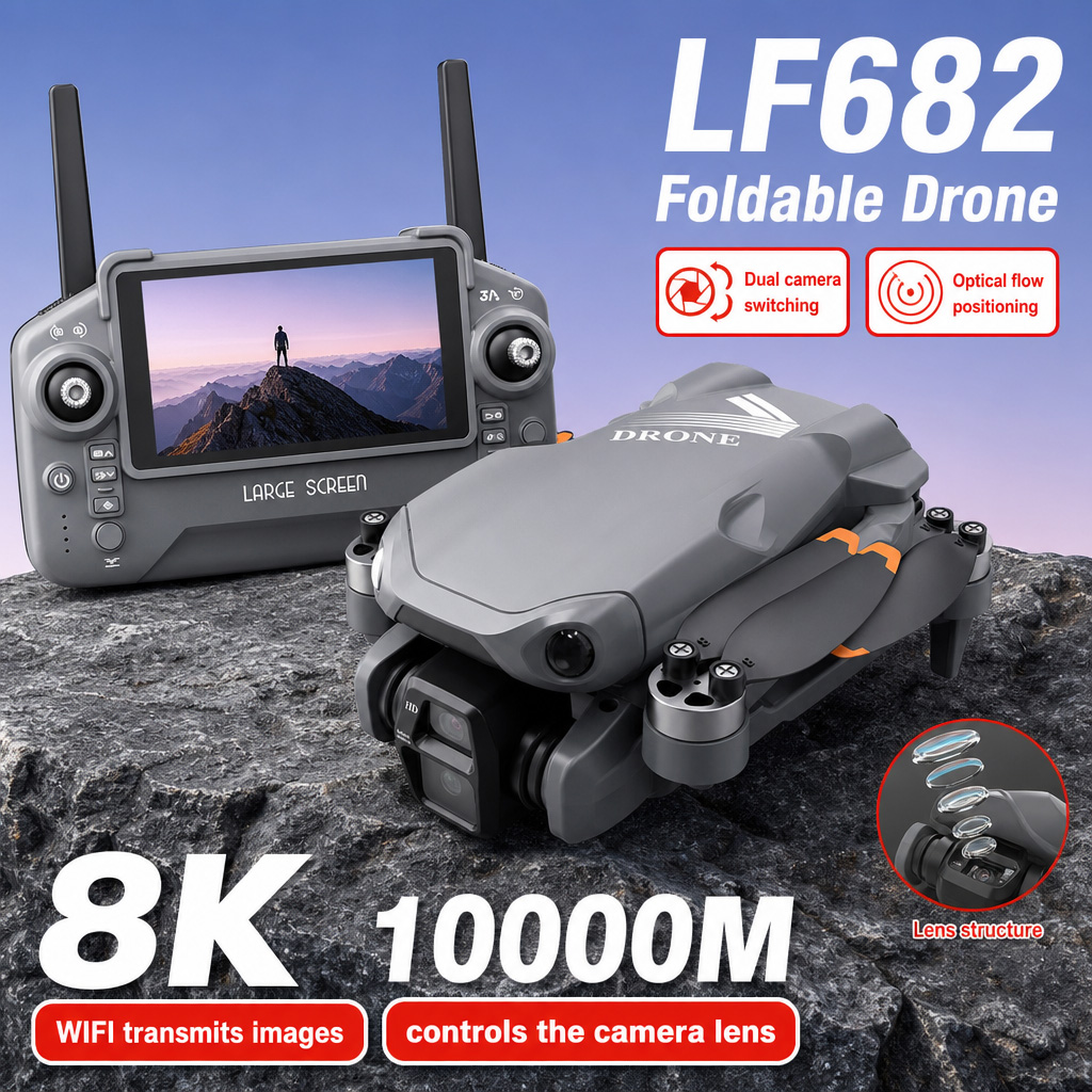 Drone Cinematic - Zdjęcia lotnicze z drona LF682, 8K