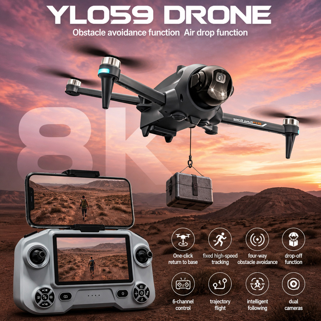 Drone Multispectral - Potensic Drone GPS z funkcją automatycznego