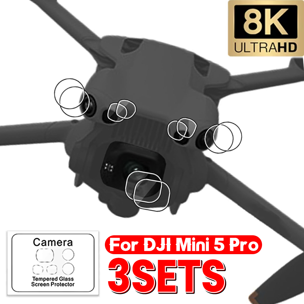 Drone Video Production - 3/1 zestawy folii ochronnych HD ze