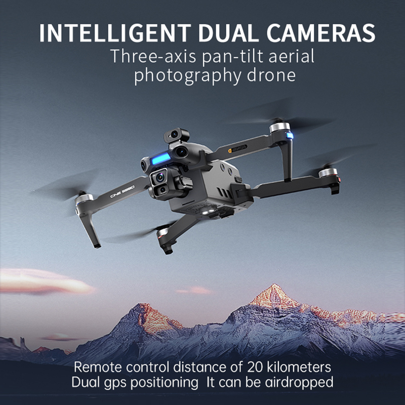 Nowy dron z podwójną kamerą 8K – Drone Cinematic recenzja i cena