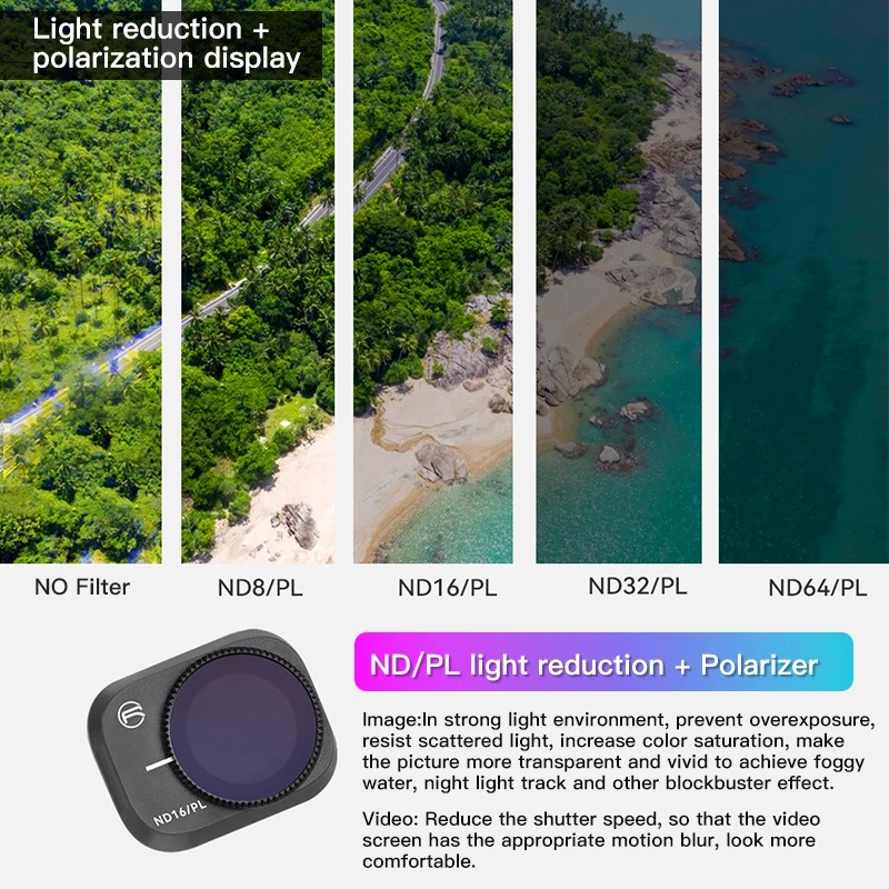 RCSTQ Zestaw filtrów do kamery – Drone Video Production recenzja i cena