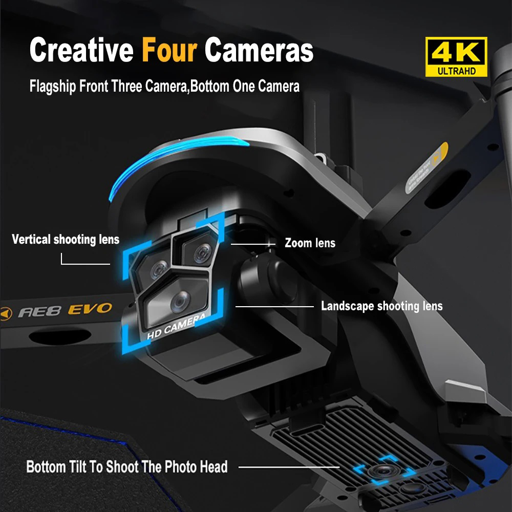 Dron AE8 EVO 4K Profesjonalny  – Drone Multispectral recenzja i cena